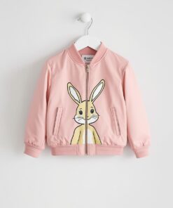 Kids Fleece Jacket with Rabbit Design – Soft & Cozy Winter Wear